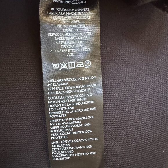 New Anthropologie The Colette Faux Leather Pocket Wide-Leg Pants Maeve Black 31 - Picture 10 of 14